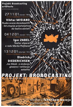 MUO-052586/01: Projekt: Broadcasting: plakat