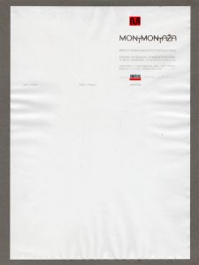 MUO-054622: Montmontaža: listovni papir : predložak