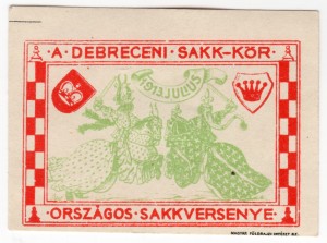 MUO-026214/02: A Debreceni sakk-kör orszagos sakkversenye: poštanska marka