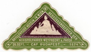 MUO-026098/29: Nordpolfahrer Payer v. Weyprecht CAP BUDAPEST: poštanska marka