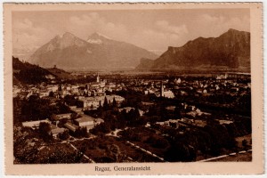 MUO-008745/351: Švicarska - Ragaz; panorama: razglednica