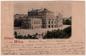 MUO-034517: Beč - Burgtheater: razglednica