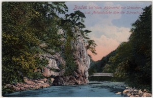 MUO-034202: Baden kod Beča - Most na Schwechatu: razglednica