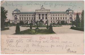 MUO-008745/1314: Lavov - Zgrada Zemaljske vlade: razglednica