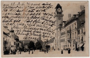 MUO-035986: Austrija - Leibnitz; Gradski trg: razglednica