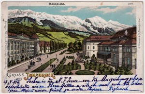 MUO-035993: Austrija - Innsbruck; Rehnplatz: razglednica