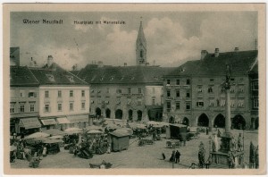 MUO-036053: Austrija - Wiener Neustadt; Glavni trg: razglednica