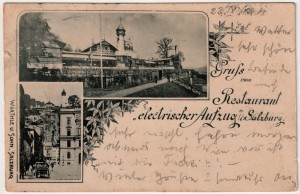 MUO-036089: Austrija - Salzburg; Panoramske sličice: razglednica