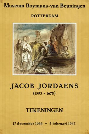 MUO-021731: JACOB JORDAENS (1593-1678) tekeningeen: plakat