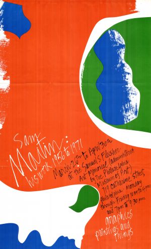 MUO-021795: Sam Maitin: his work 1956 to 1971: plakat