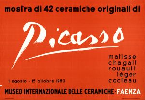 MUO-011560: 42 ceramiche originali di Picasso Matisse Chagall Rouault Leger Cocteau: plakat