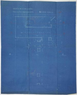 MUO-044402/26: Paviljon Kraljevine SHS za EXPO u Parizu 1925.: arhitektonski nacrt