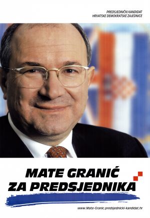 MUO-030748/02: Mate Granić za predsjednika: plakat