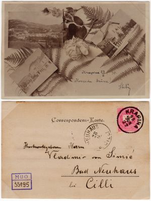 MUO-035195: Krapina - Panoramske sličice: razglednica