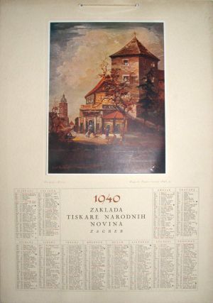 MUO-007593/02: 1940 Zaklada tiskare Narodnih novina: kalendar