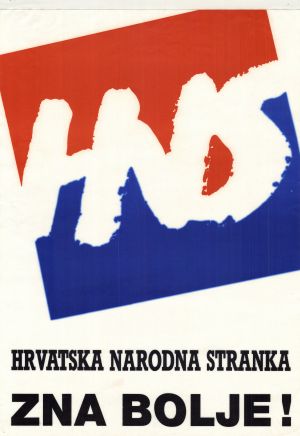 MUO-024790: HNS hrvatska narodna stranka zna bolje!: plakat