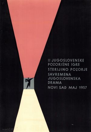 MUO-027236: II jugoslovenske pozorišne igre: plakat