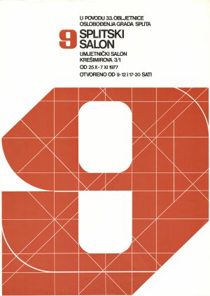 MUO-028162: 9. splitski salon 1977: plakat