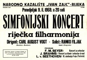 MUO-020232/01: Simfonijski koncert riječka filharmonija...: plakat