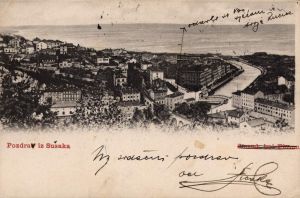 MUO-013346/50: Sušak (Rijeka) - Panorama: razglednica