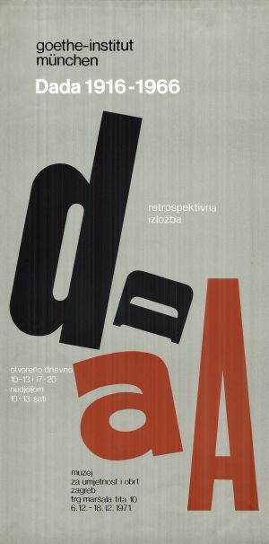 MUO-022462: Dada 1916-1966 retrospektivna izložba: plakat