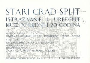 MUO-026933: Stari grad Split - istraživanje i ređenje kroz posljednjih 20 godina: plakat