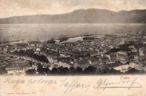 MUO-032379: Rijeka - Panorama s Trsata: razglednica