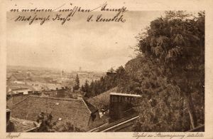 MUO-038669: Zagreb - Pogled sa Strossmayerovog šetališta: razglednica