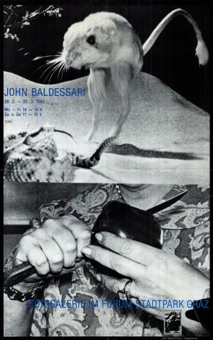 MUO-022318: JOHN BALDESSARI: plakat
