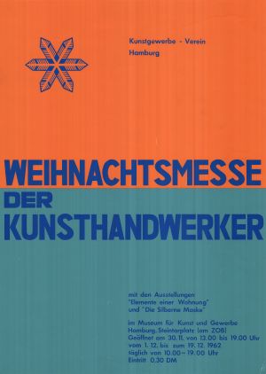 MUO-022059: WEICHNACHTSMESSE DER KUNSTHANDWERKER: plakat