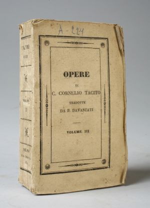 MUO-045338/01: Opere di C. Cornelio Tacito... Volume 3. Milano, per G. Truffi e comp., 1831.: knjiga