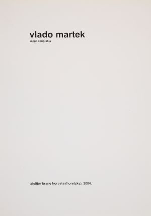 MUO-050497/07: Naslovnica grafičke mape Vlado Martek: naslovni list