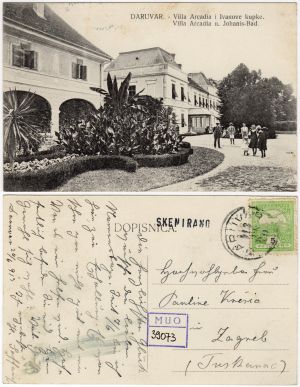 MUO-039073: Daruvar - Villa Arcadia i Ivanove kupke: razglednica