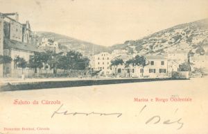 MUO-033034: Korčula - Zapadna luka: razglednica