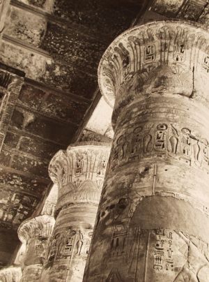 MUO-035592: Medinet Habou, hram Ramzesa III.,1956.: fotografija