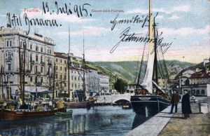 MUO-024599: Rijeka - Kanal Rječine: razglednica
