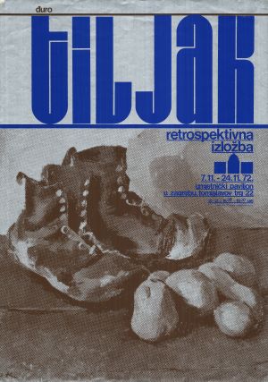 MUO-015765: Đuro Tiljak retrospektivna izložba: plakat