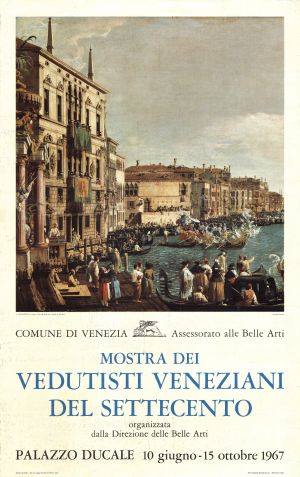 MUO-028075: Mostra dei Vedutisti Veneziani del Settecento: plakat