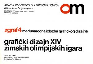 MUO-022567: zgraf4 grafički dizajn XIV zimskih olimpijskih igara: plakat