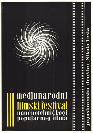 MUO-027240: III medjunarodni filmski festival naučnotehničkog i popularnog filma: plakat