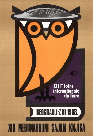 MUO-027351: XIII međunarodni sajam knjiga: plakat