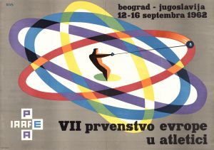 MUO-027312: VII prvenstvo Evrope u atletici: plakat