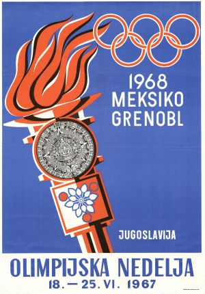 MUO-026981: 1968 meksiko grenobl: plakat