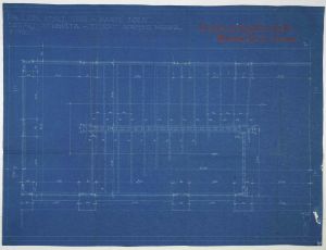 MUO-044402/23: Paviljon Kraljevine SHS za EXPO u Parizu 1925.: arhitektonski nacrt