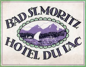 MUO-021159: BAD ST. MORITZ - HOTEL DU LAC: deplijan