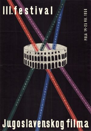 MUO-027267: III. festival Jugoslavenskog filma,  Pula 1956: plakat