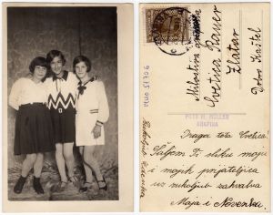 MUO-051706: Tri djevojčice: razglednica