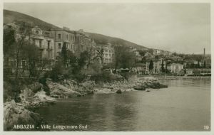 MUO-049358: Opatija - Ville Lungomare s juga: razglednica