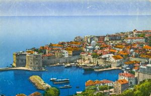 MUO-039178: Dubrovnik - Panorama s lukom: razglednica