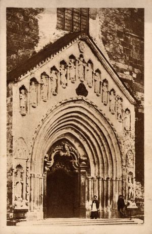 MUO-038576: Zagreb - Katedrala; Stari portal: razglednica